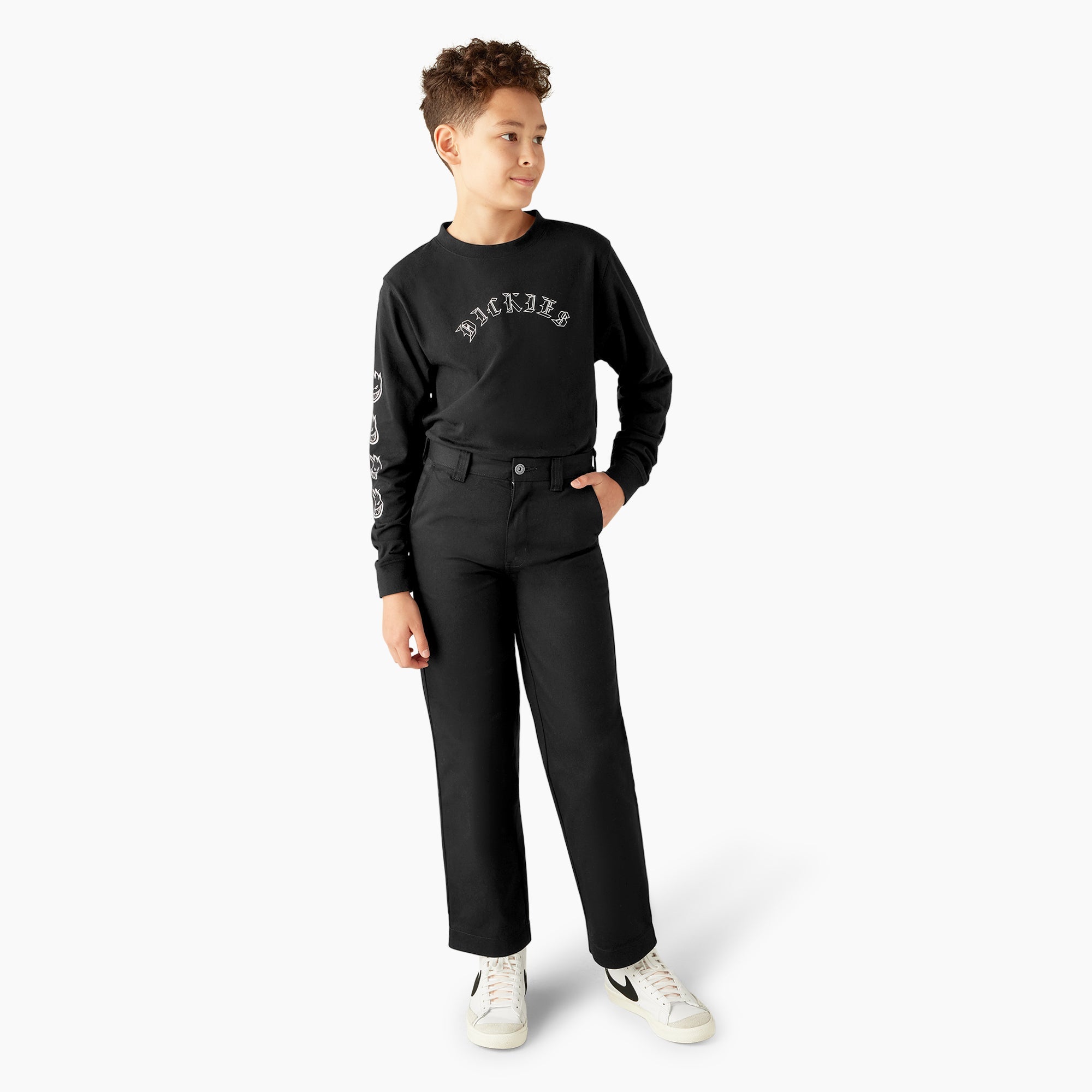 "Dickies X Spitfire Kid's Flannel Cuff Pants"