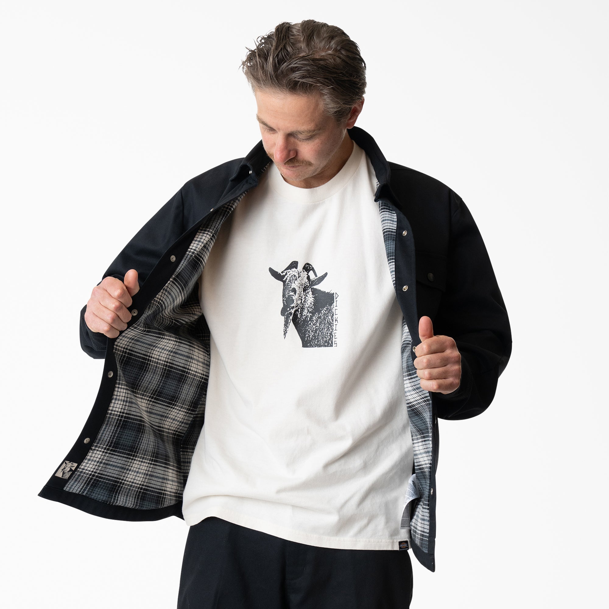 "Mike Anderson Lined Shirt Jacket"