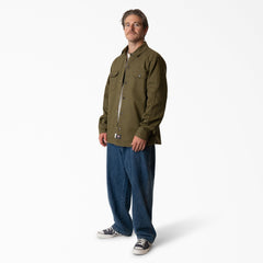 "Mike Anderson Lined Shirt Jacket"