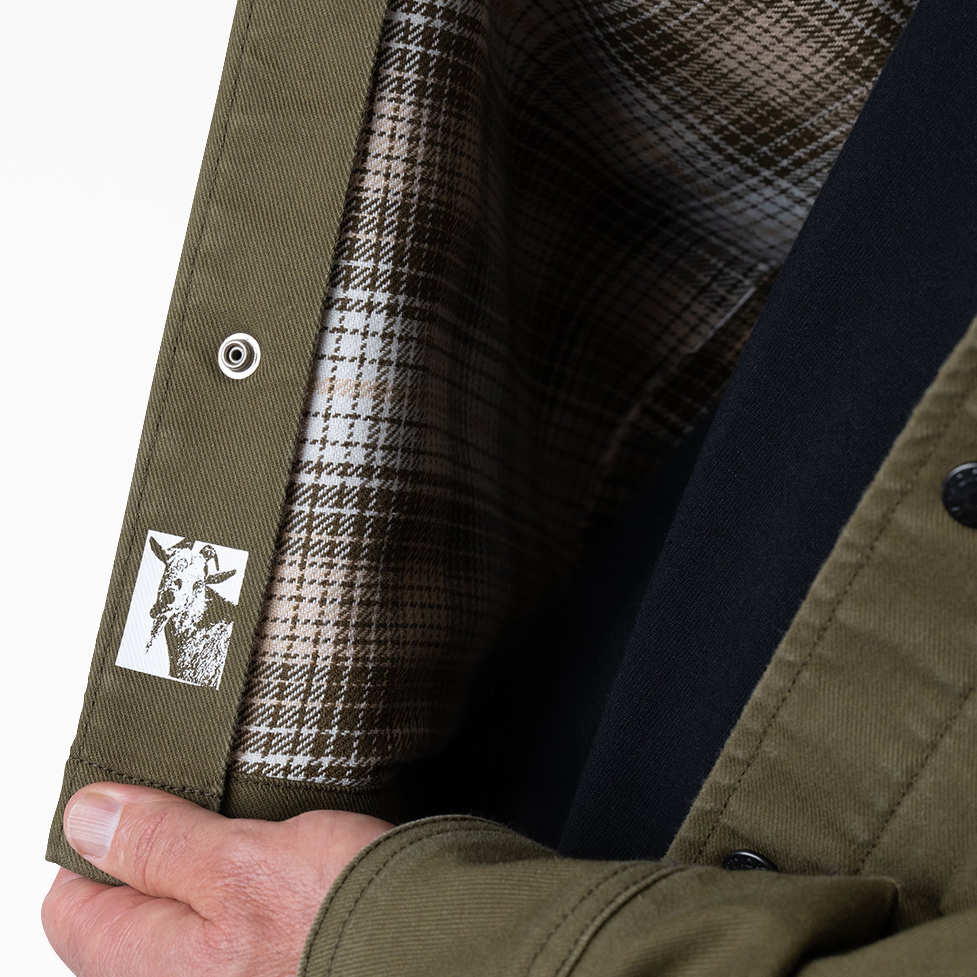 "Mike Anderson Lined Shirt Jacket"