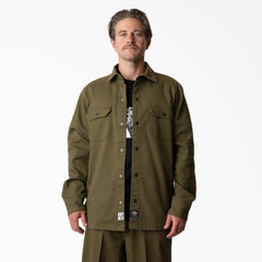"Mike Anderson Lined Shirt Jacket"