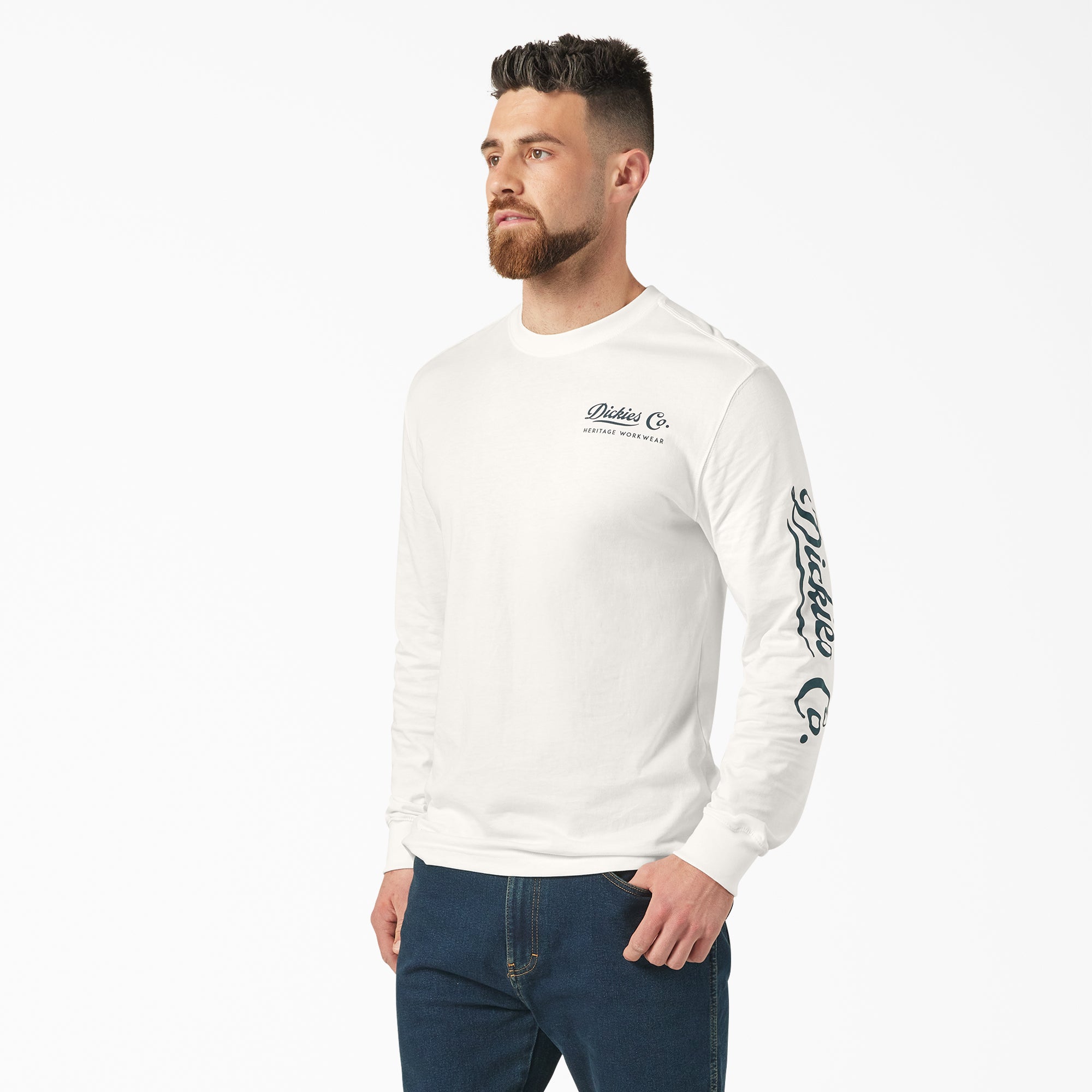 "Heritage Workwear Long Sleeve T-Shirt"