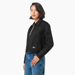 "Women's Unlined Cropped Eisenhower Jacket"