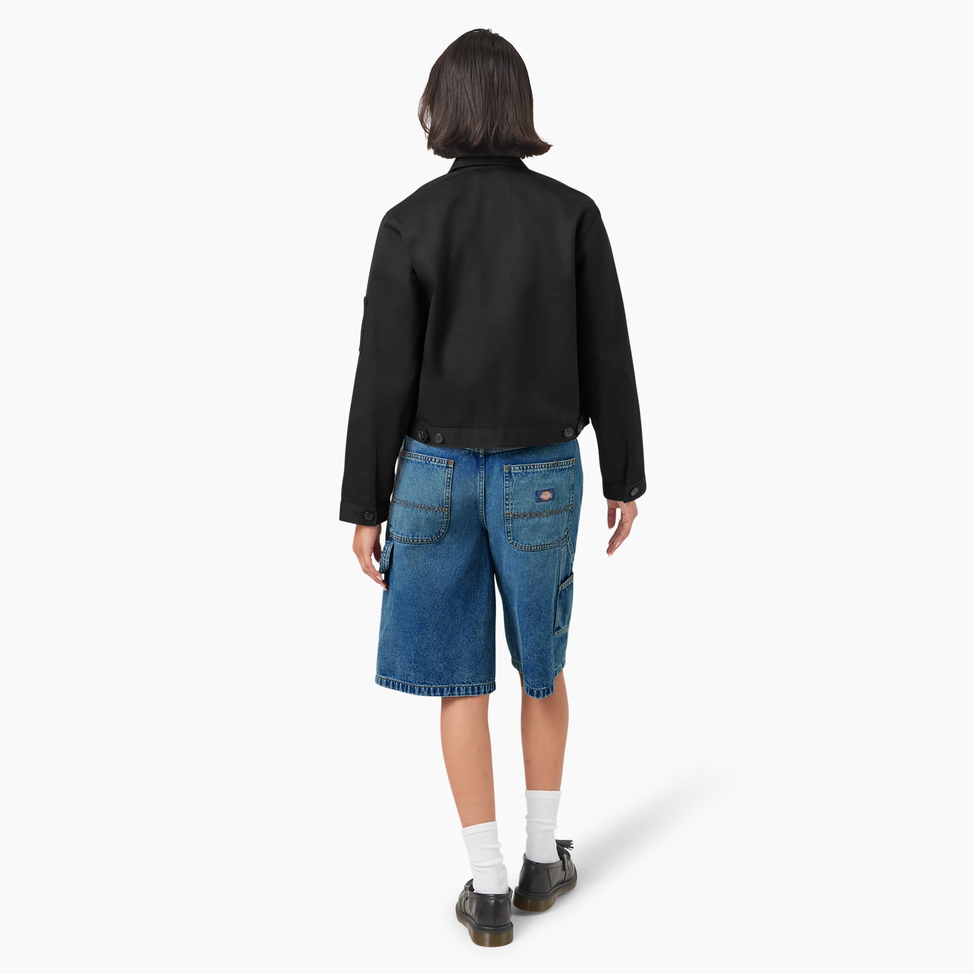 "Women's Unlined Cropped Eisenhower Jacket"