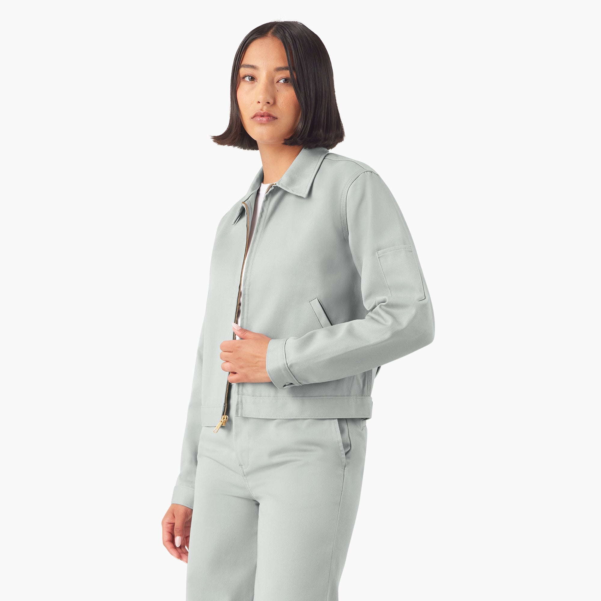 "Women's Unlined Cropped Eisenhower Jacket"