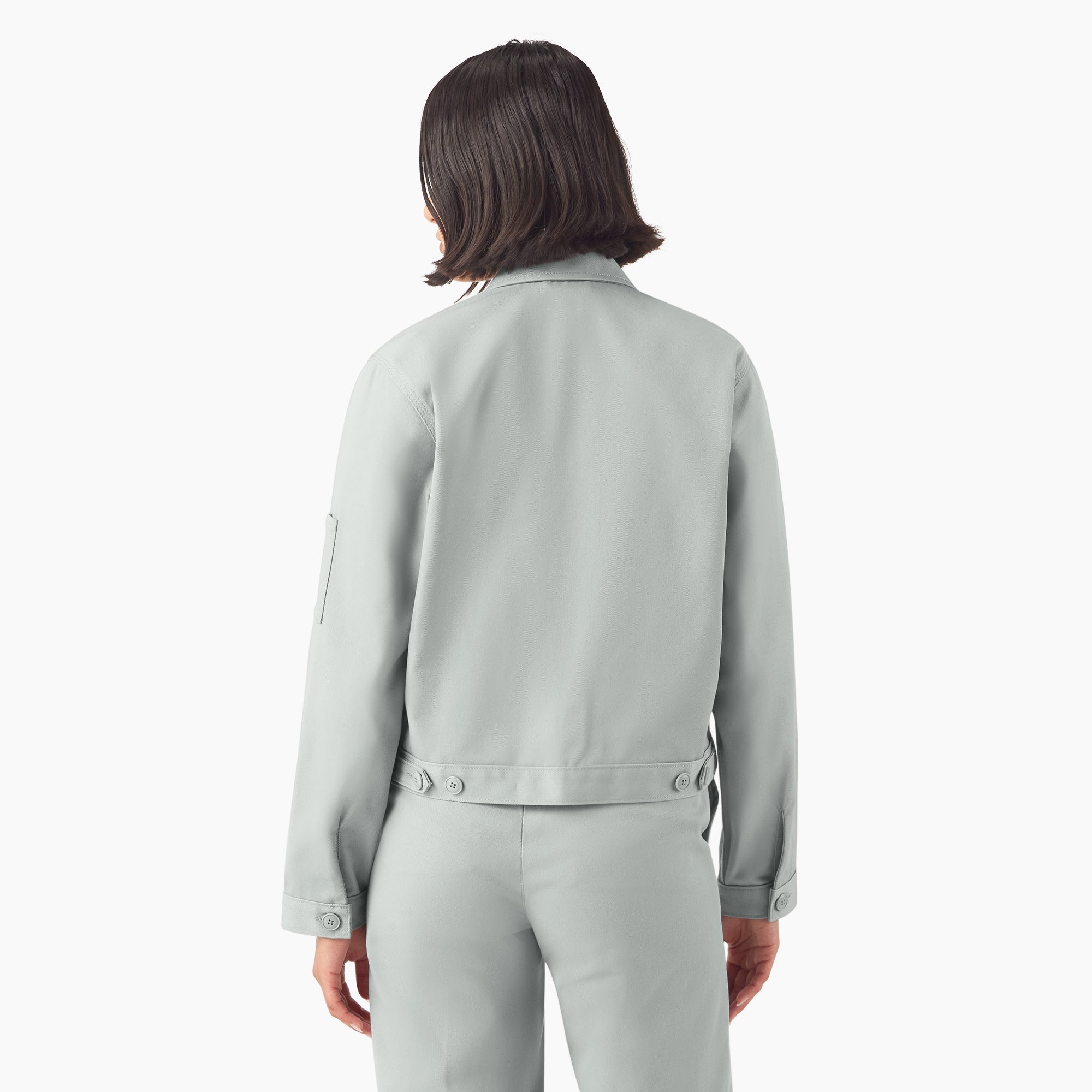 "Women's Unlined Cropped Eisenhower Jacket"
