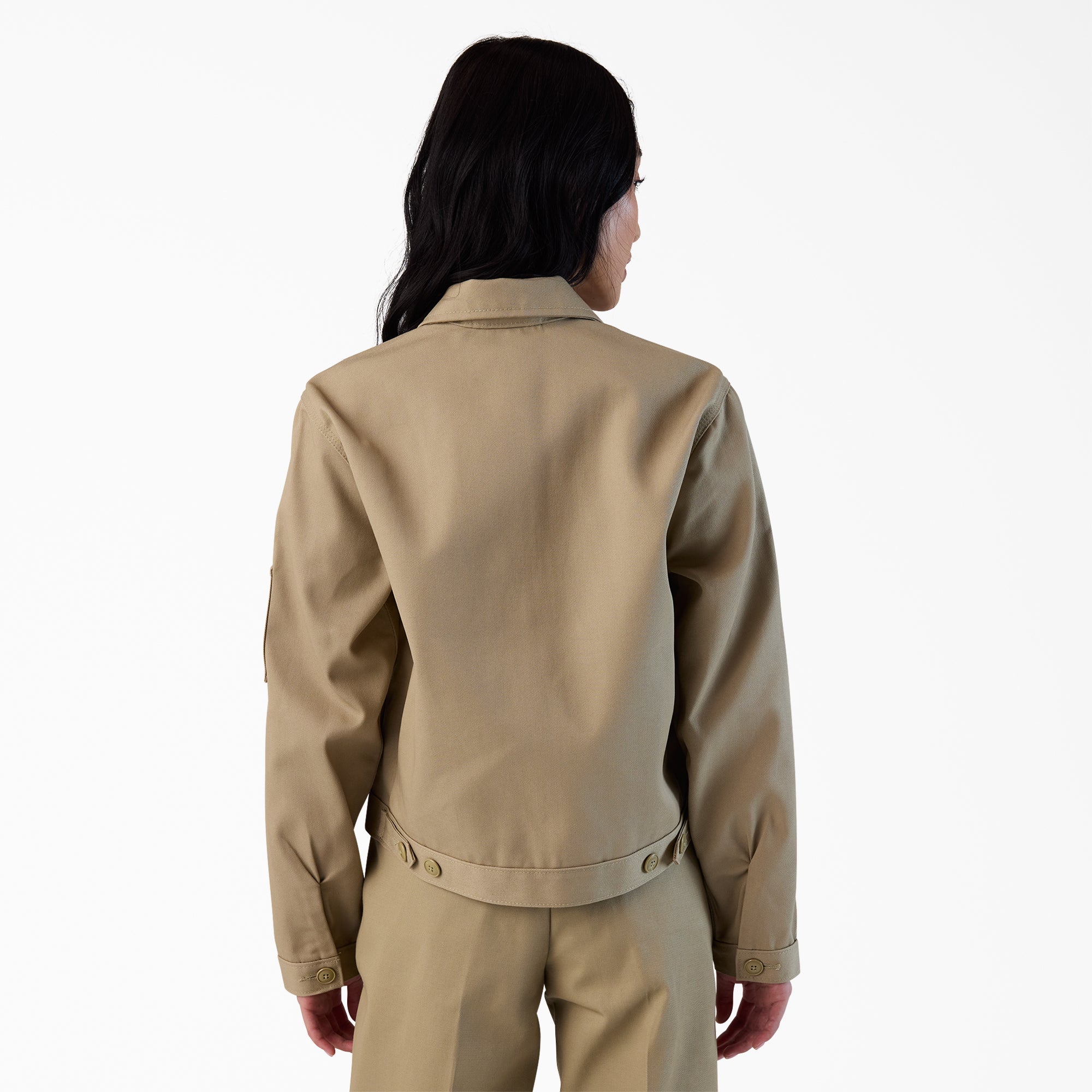 "Women's Unlined Cropped Eisenhower Jacket"