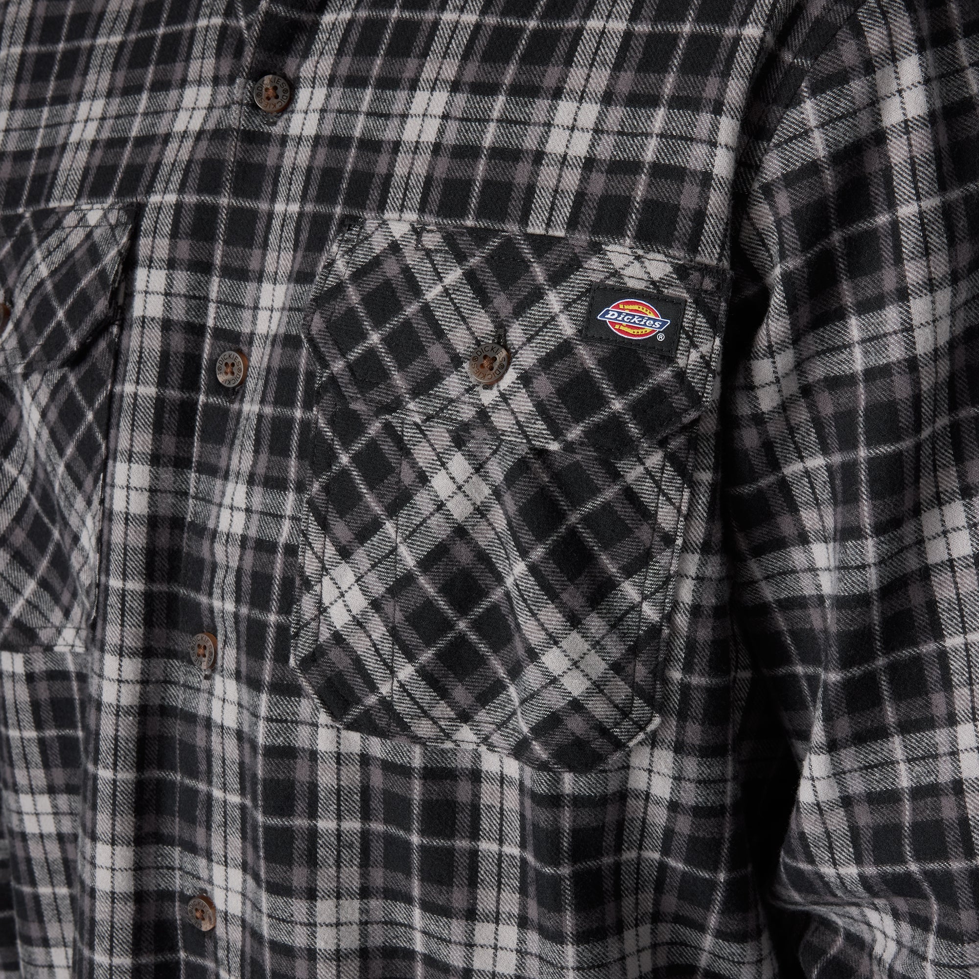 "Long Sleeve Flannel Work Shirt"