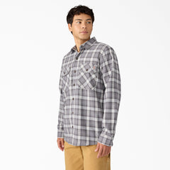 "Long Sleeve Flannel Work Shirt"