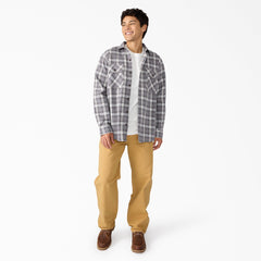 "Long Sleeve Flannel Work Shirt"