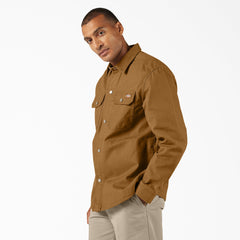 "Duck Canvas Shirt Jacket"