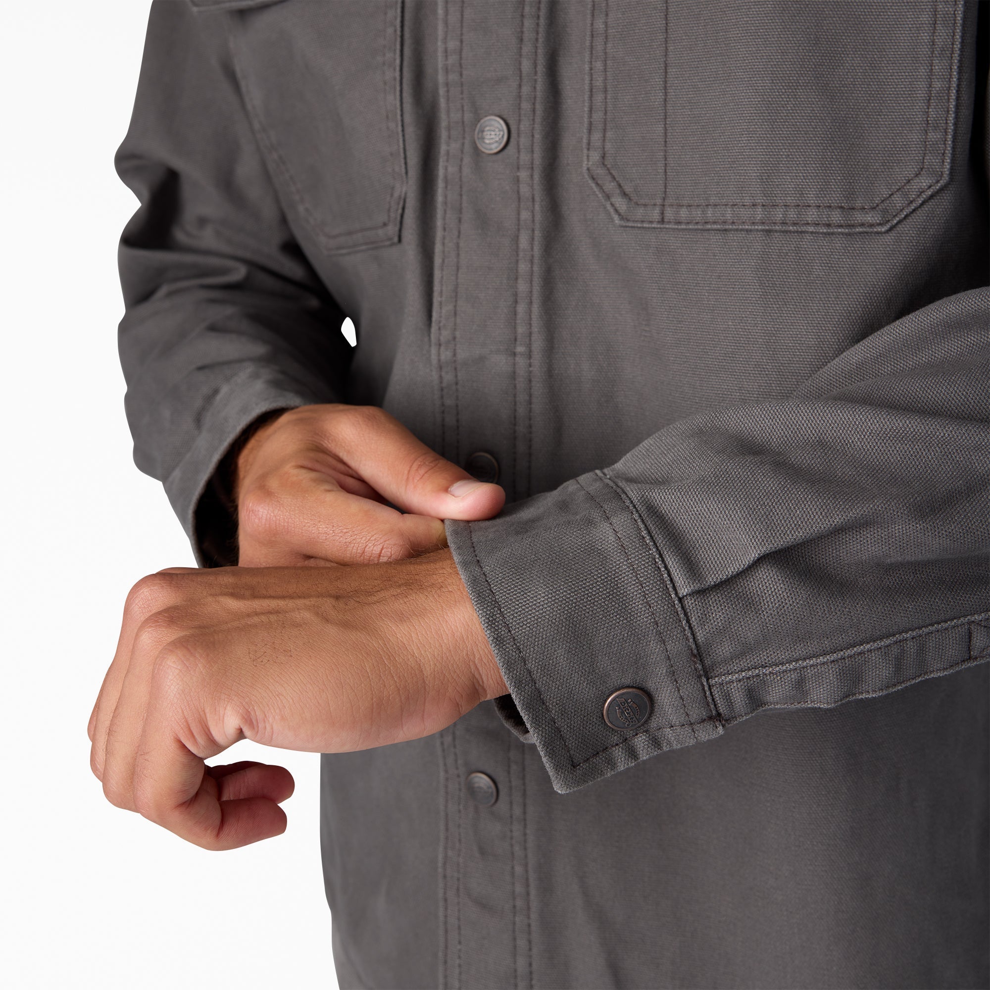 "Duck Canvas Shirt Jacket"