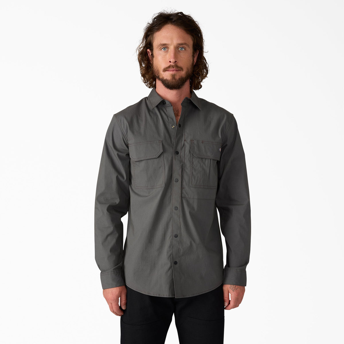 "Tradebuilt Utility Long Sleeve Work Shirt"