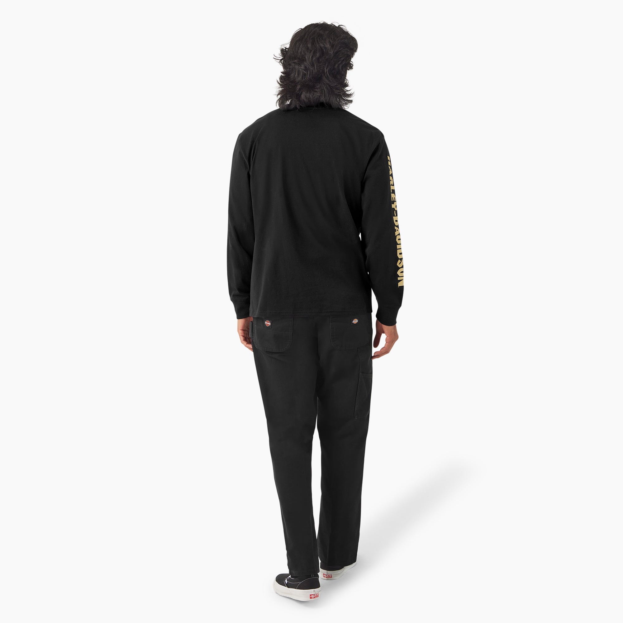 "Dickies x Harley-Davidson Heavyweight Long Sleeve Eagle Tee"