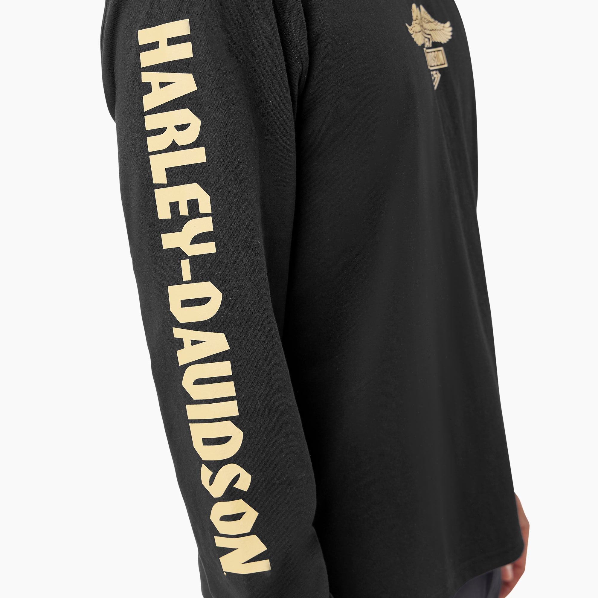 "Dickies x Harley-Davidson Heavyweight Long Sleeve Eagle Tee"