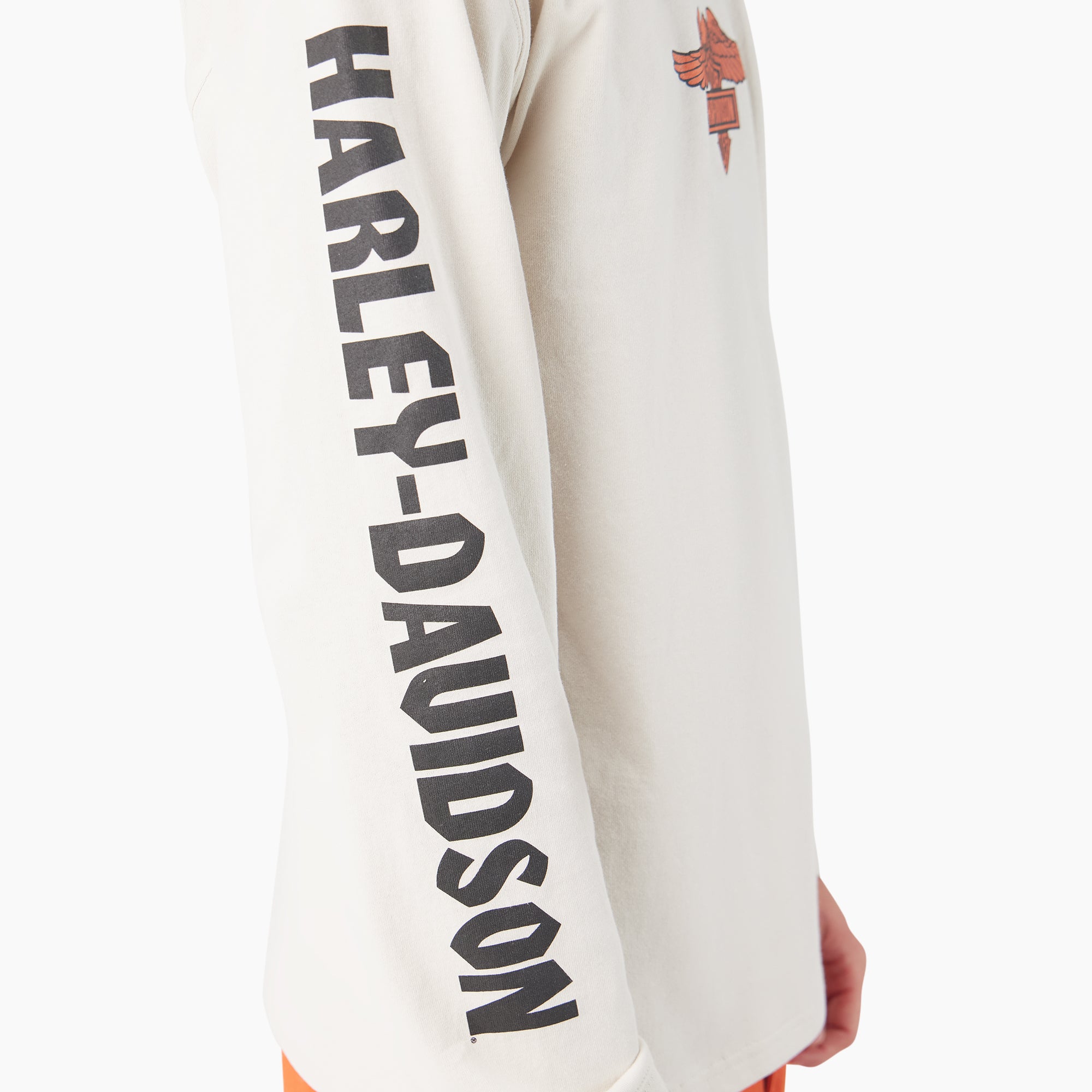 "Dickies x Harley-Davidson Heavyweight Long Sleeve Eagle Tee"
