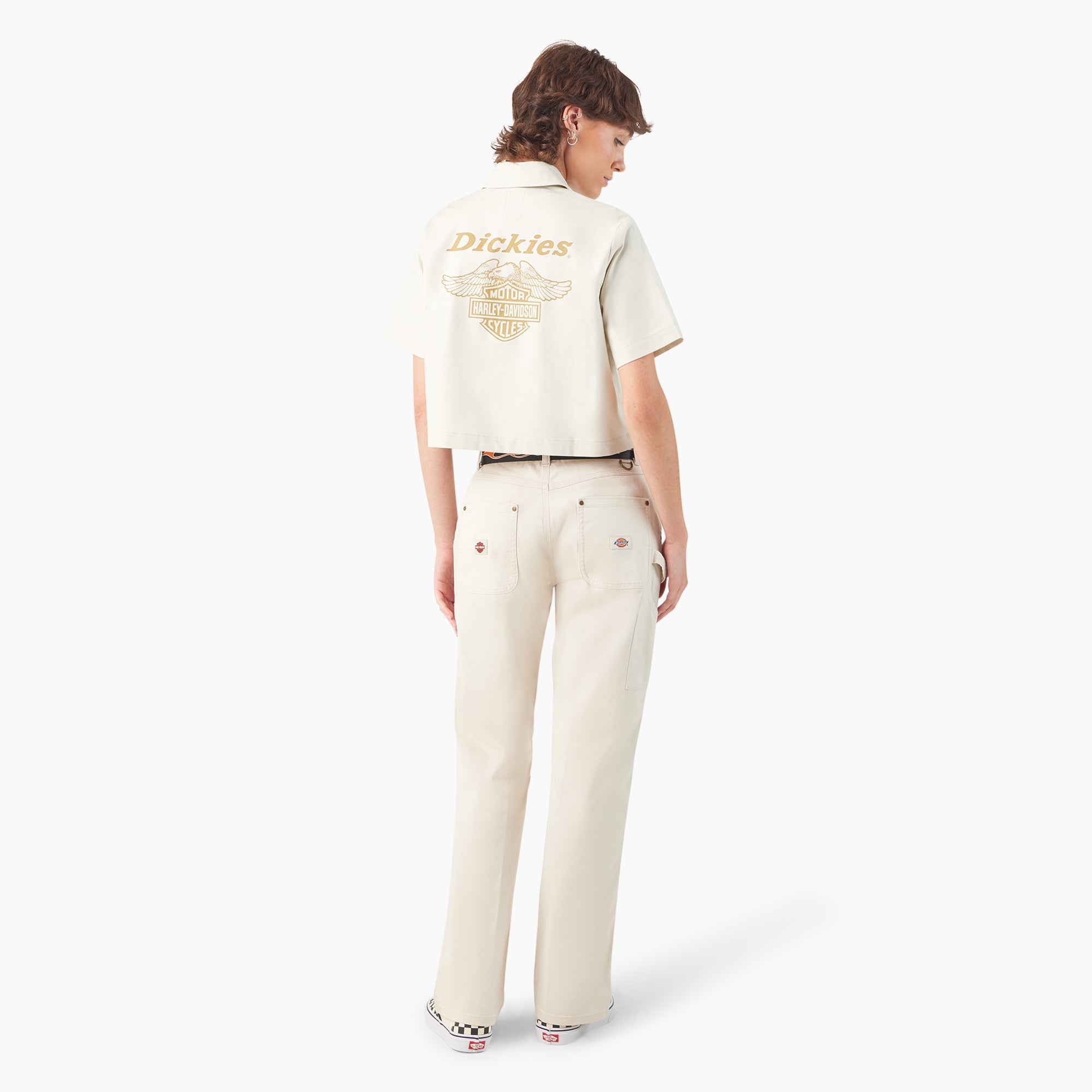 "Dickies x Harley-Davidson Women's Eagle Cropped Work Shirt"