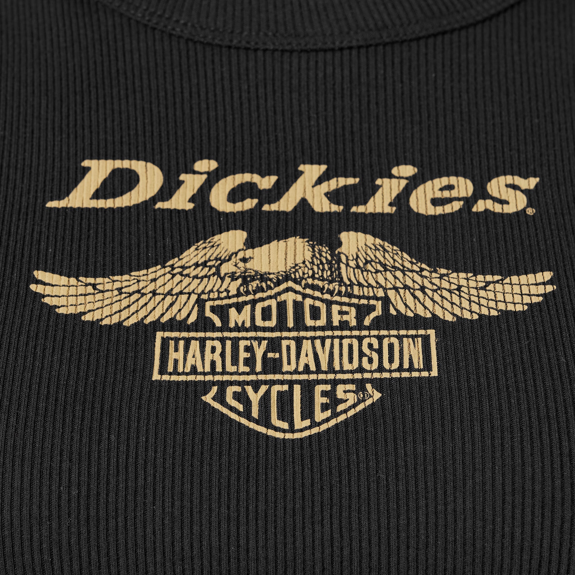 "Dickies x Harley-Davidson Women's Racerback Cropped Eagle Tank Top"