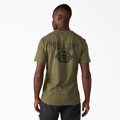 "Eagle Logo Graphic T-Shirt"