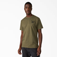 "Eagle Logo Graphic T-Shirt"
