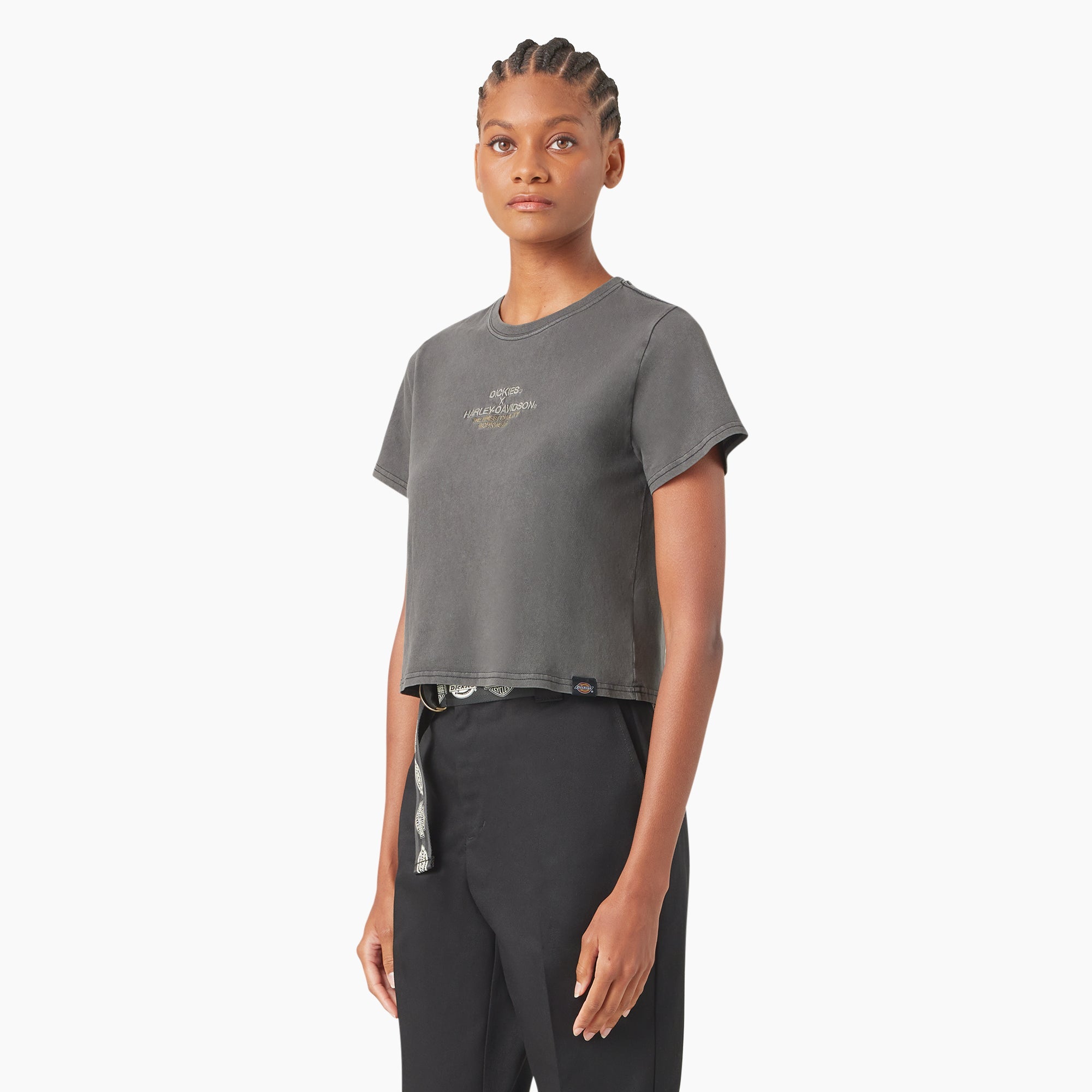 "Dickies x Harley-Davidson Women's Vintage Softail Cropped T-Shirt"