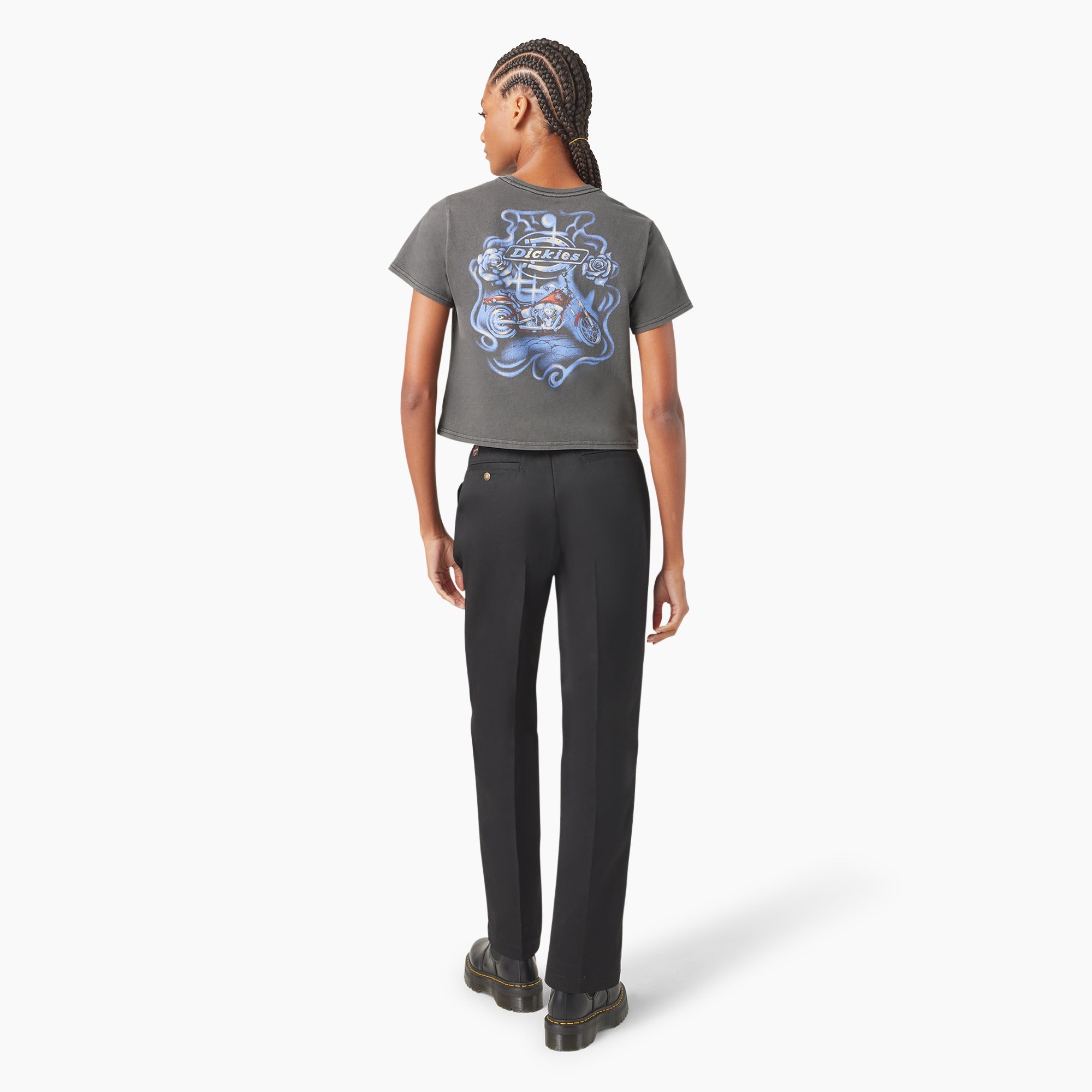 "Dickies x Harley-Davidson Women's Vintage Softail Cropped T-Shirt"