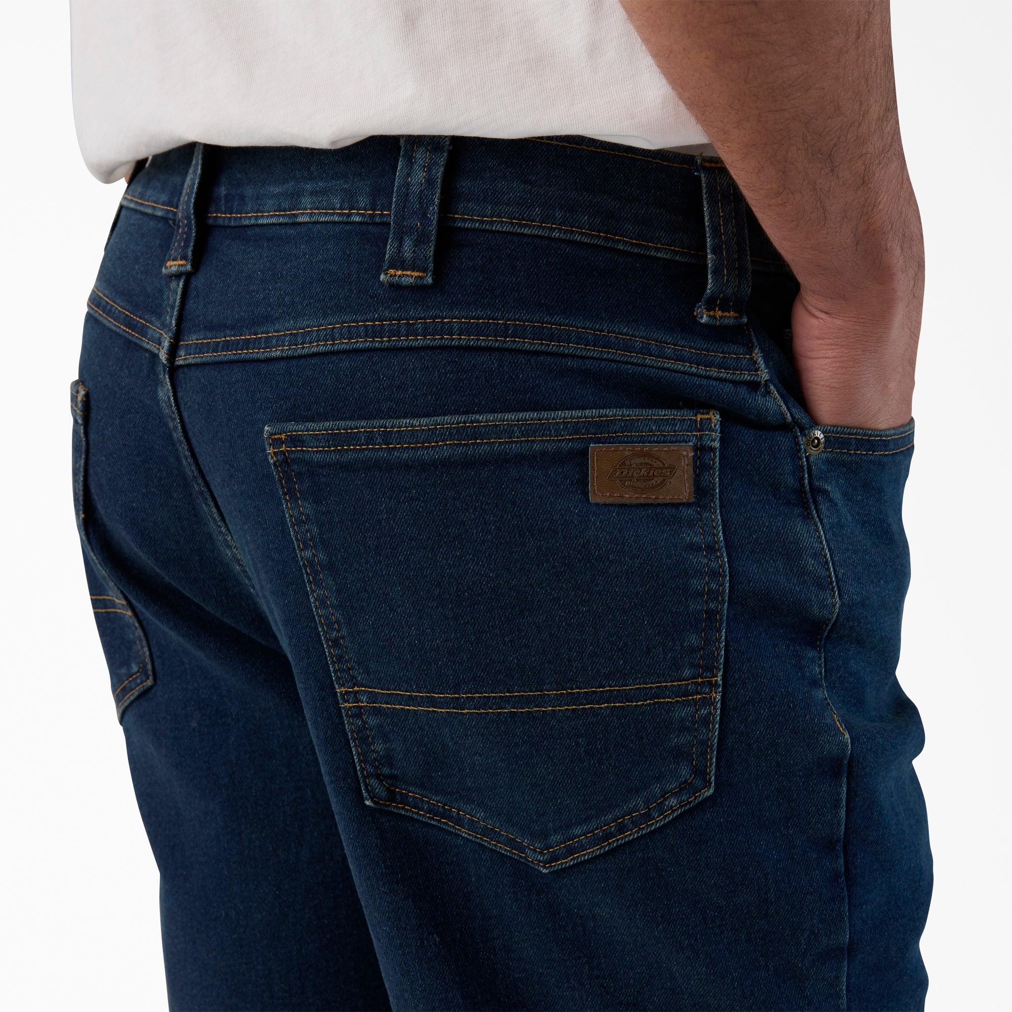"FLEX 5-Pocket Denim Shorts, 11"""