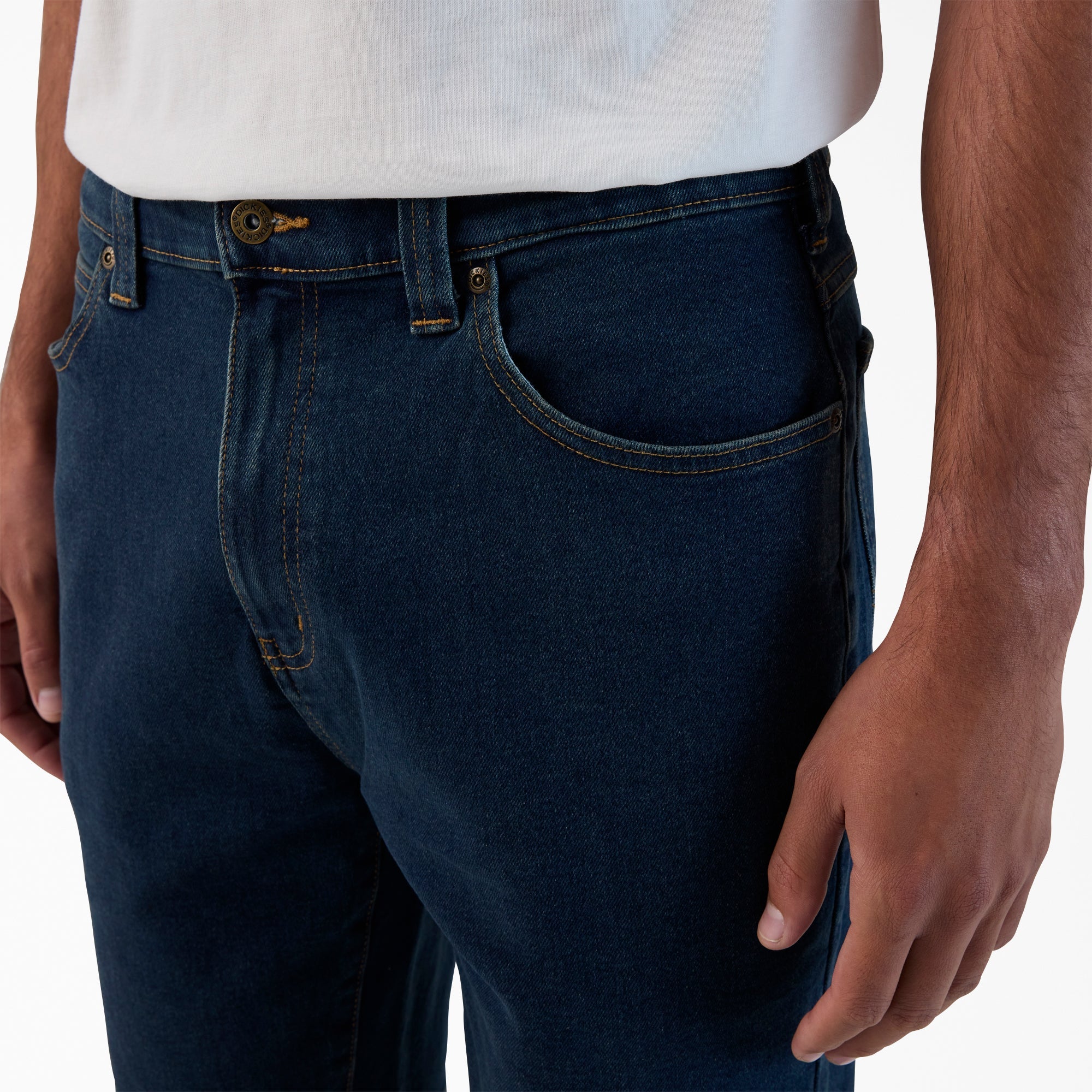 "FLEX 5-Pocket Denim Shorts, 11"""