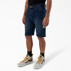 "FLEX 5-Pocket Denim Shorts, 11"""
