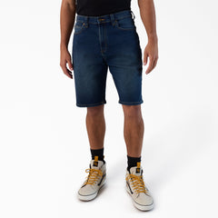 "FLEX 5-Pocket Denim Shorts, 11"""