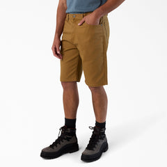"FLEX 5-Pocket Duck Canvas Shorts, 11"""