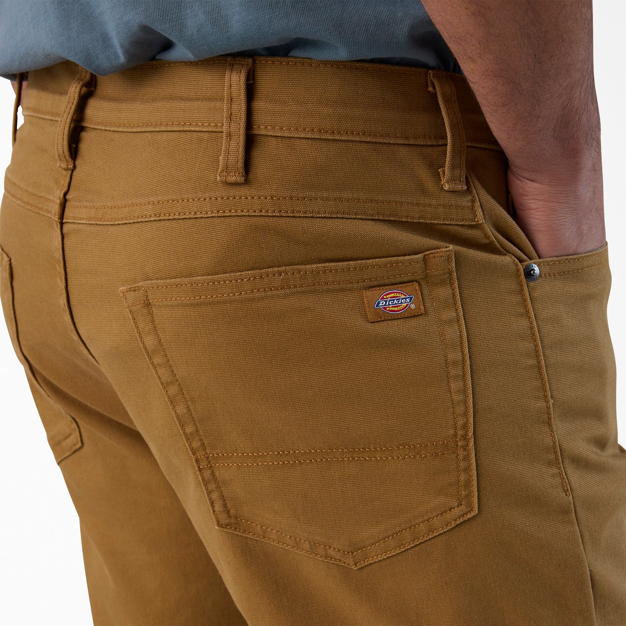 "FLEX 5-Pocket Duck Canvas Shorts, 11"""