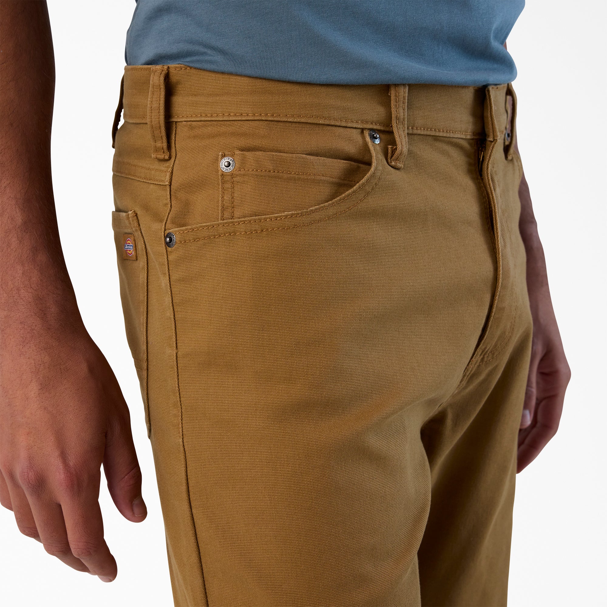 "FLEX 5-Pocket Duck Canvas Shorts, 11"""