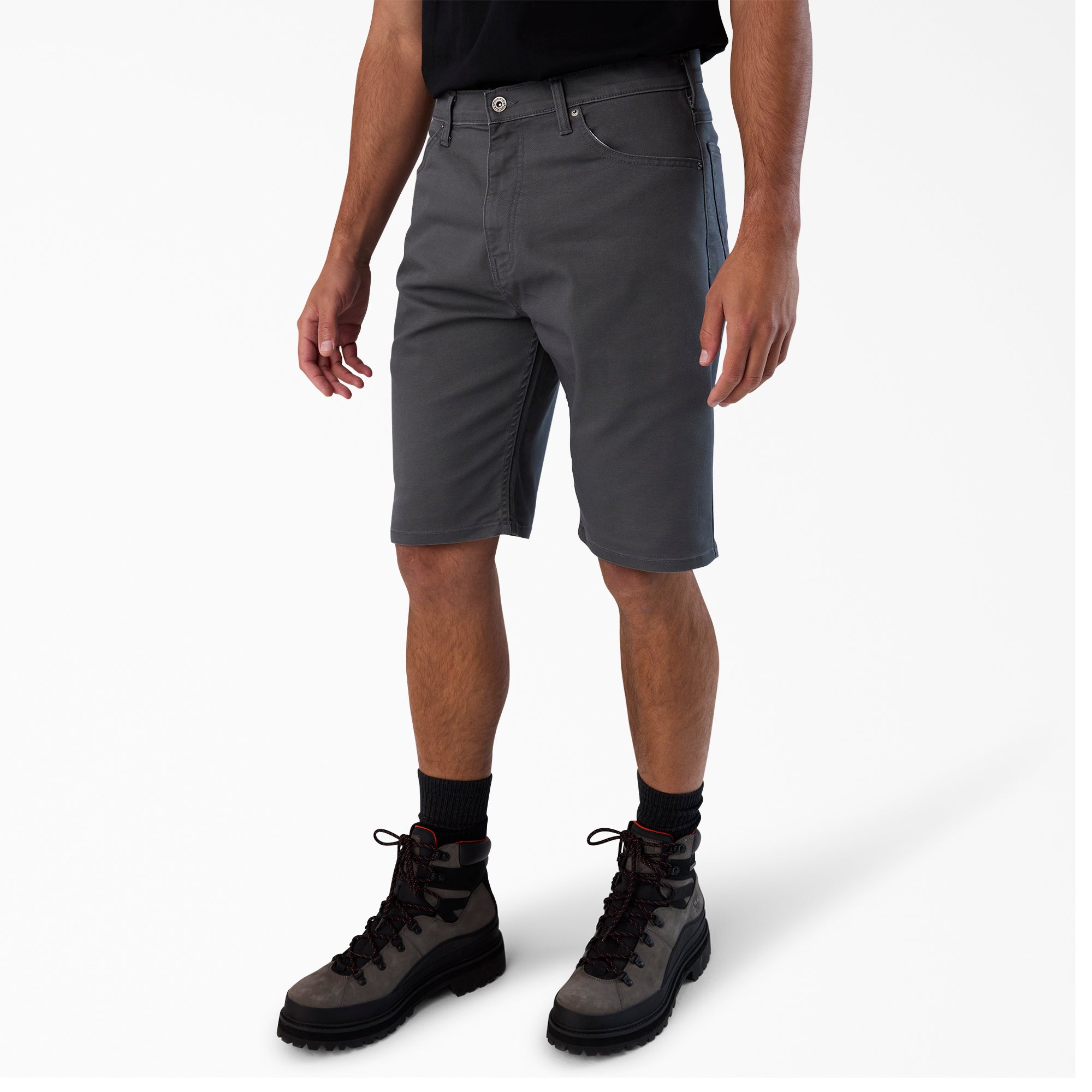 "FLEX 5-Pocket Duck Canvas Shorts, 11"""