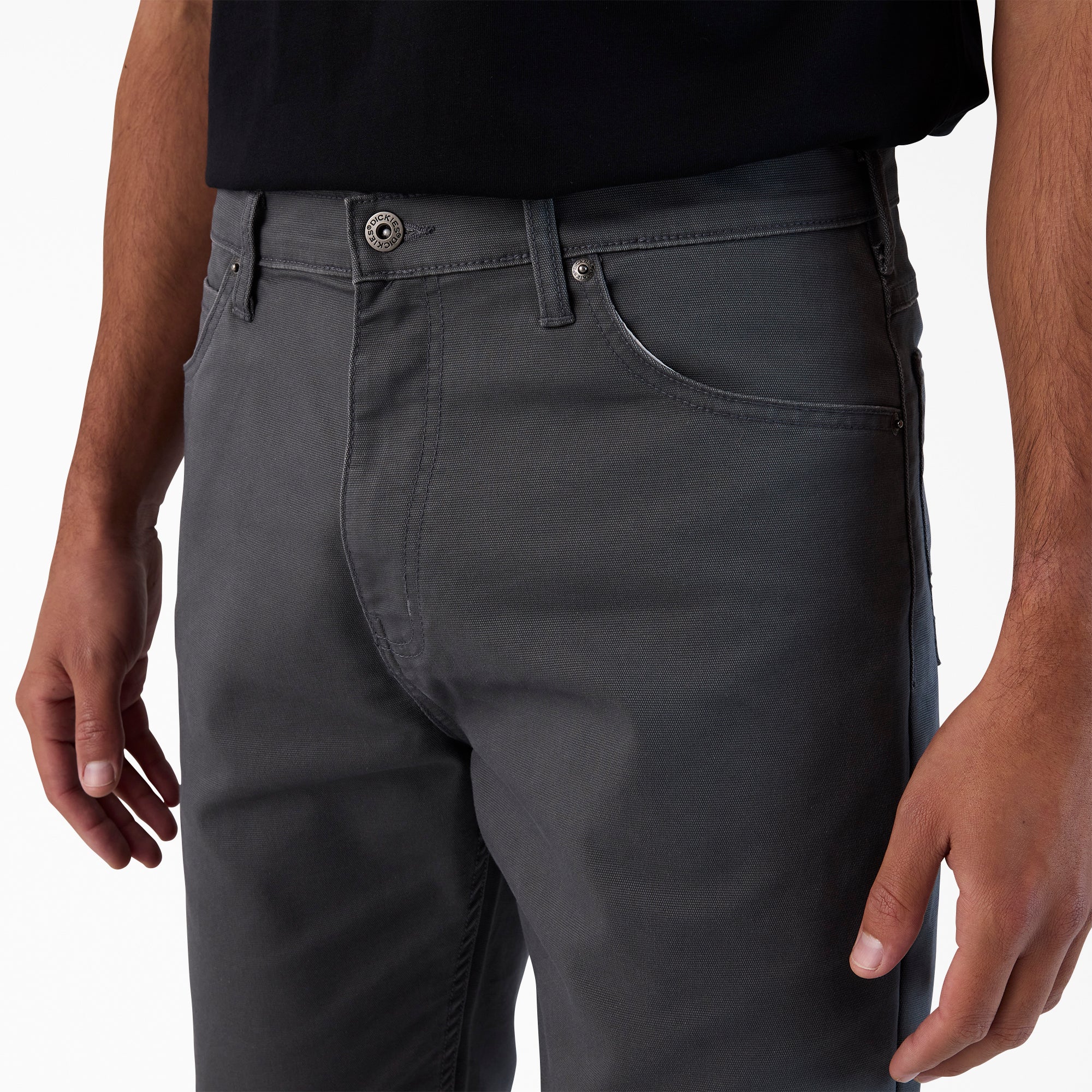 "FLEX 5-Pocket Duck Canvas Shorts, 11"""