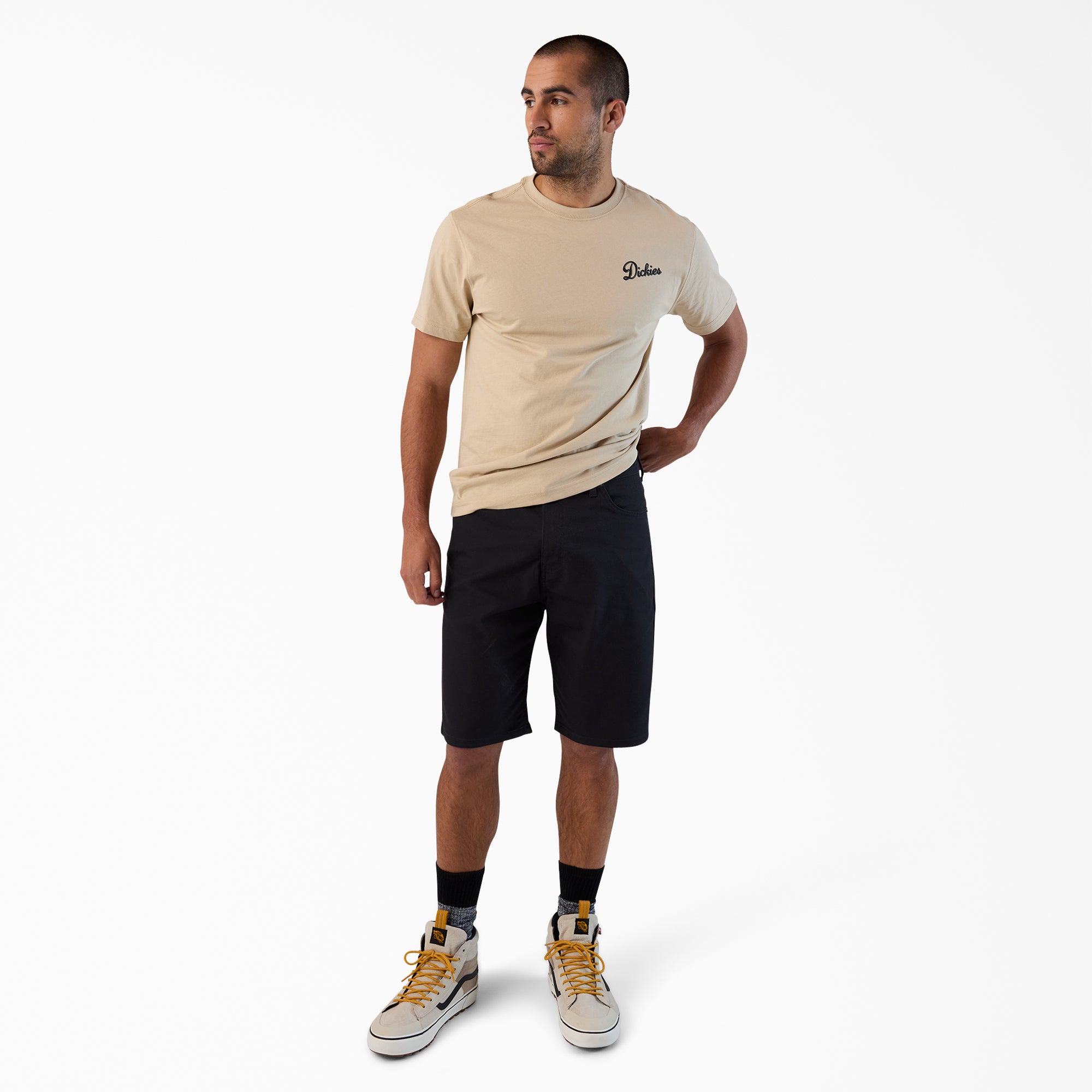 "FLEX 5-Pocket Duck Canvas Shorts, 11"""