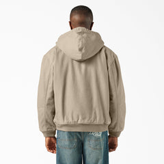 "Hilham Canvas Bomber Jacket"