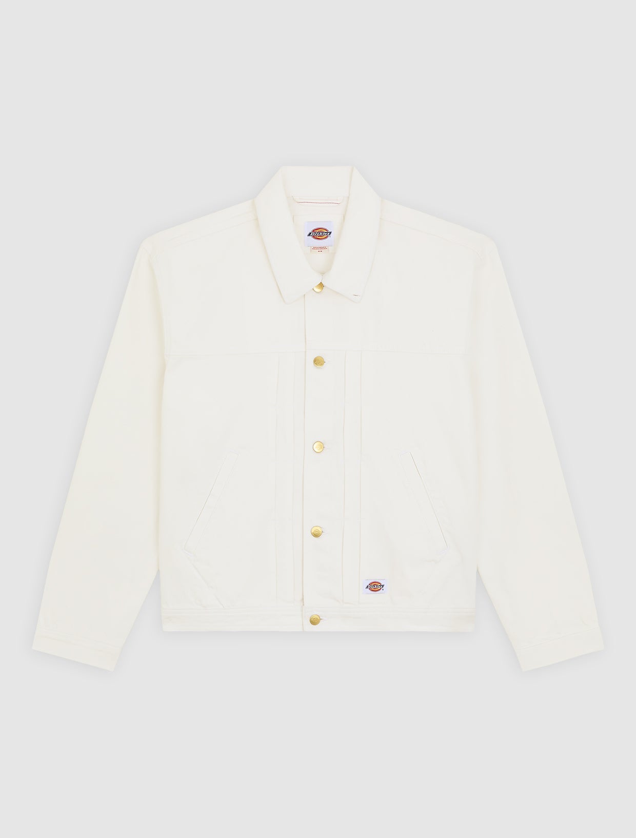"Selvedge Pleated Denim Jacket"