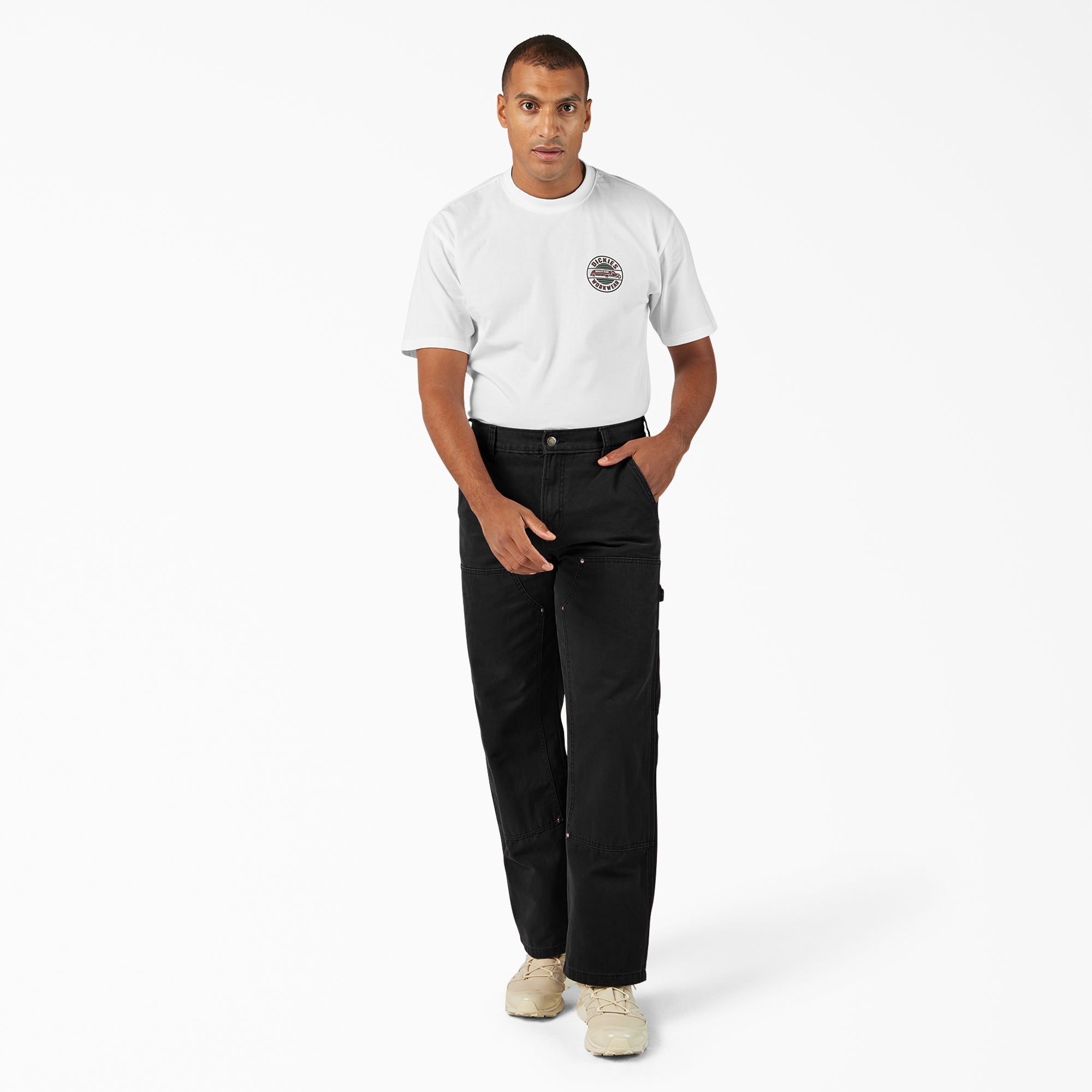 "Canvas Double Knee Pants"