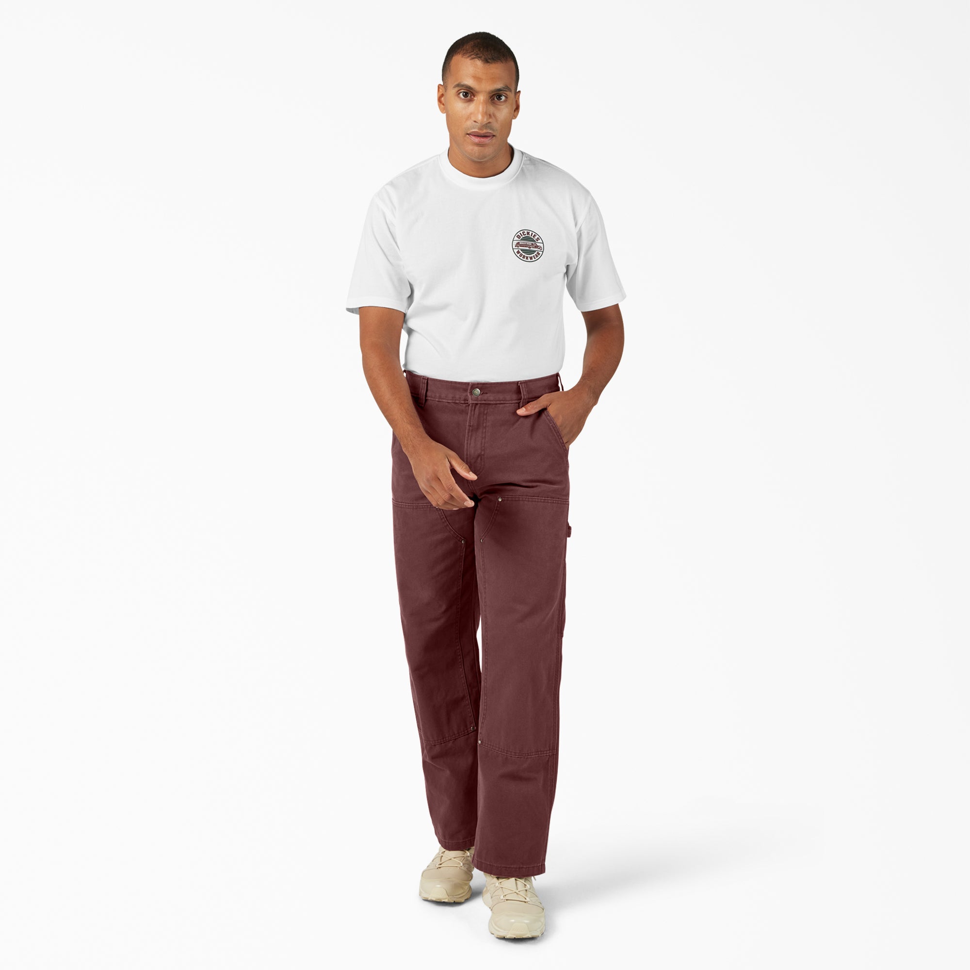 "Canvas Double Knee Pants"