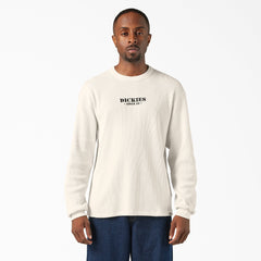 "Long Sleeve Waffle Shirt"