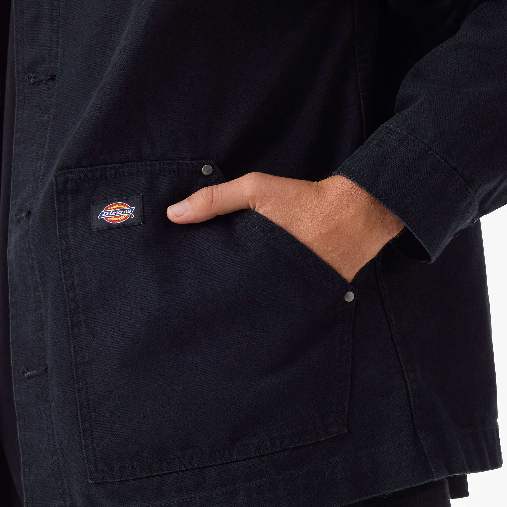 "Unlined Canvas Barn Jacket"