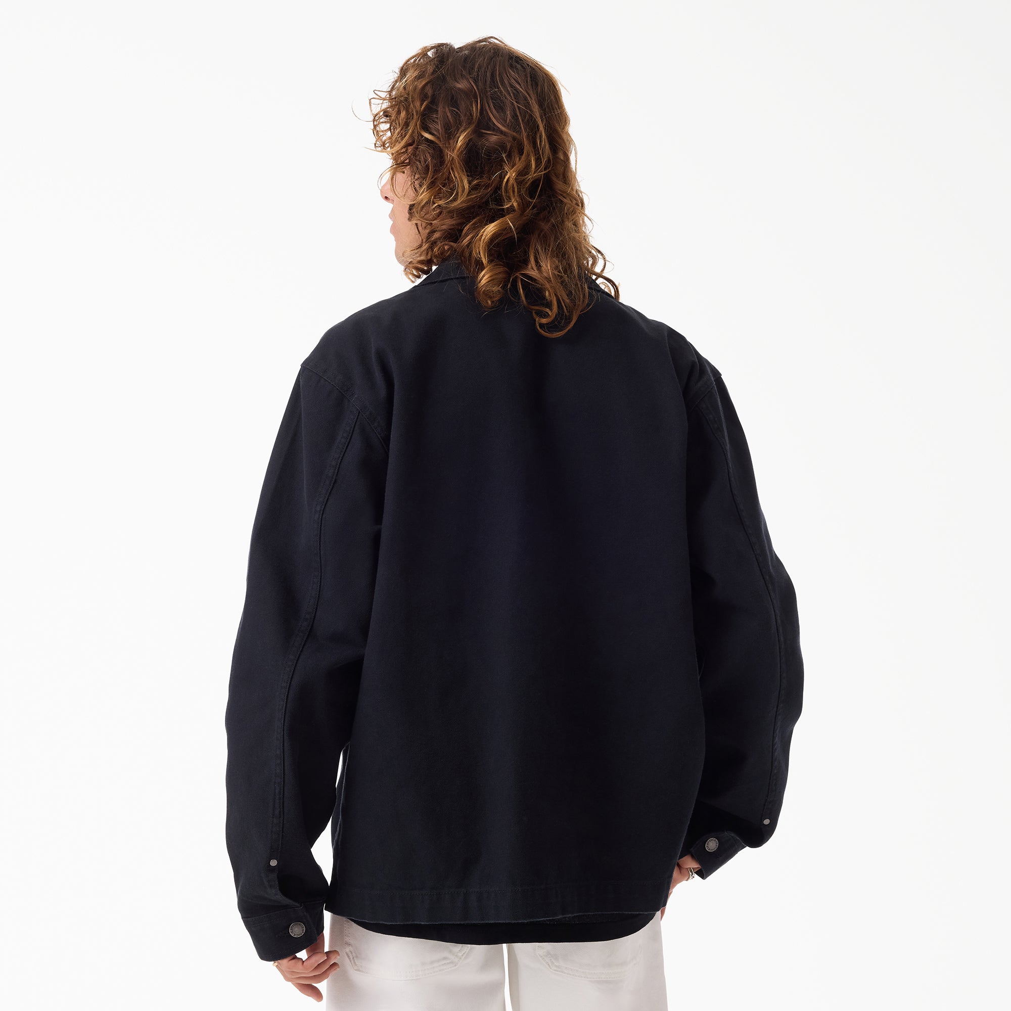 "Unlined Canvas Barn Jacket"