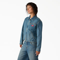 "Women's Denim Painter Jacket"