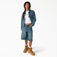 "Women's Denim Painter Jacket"