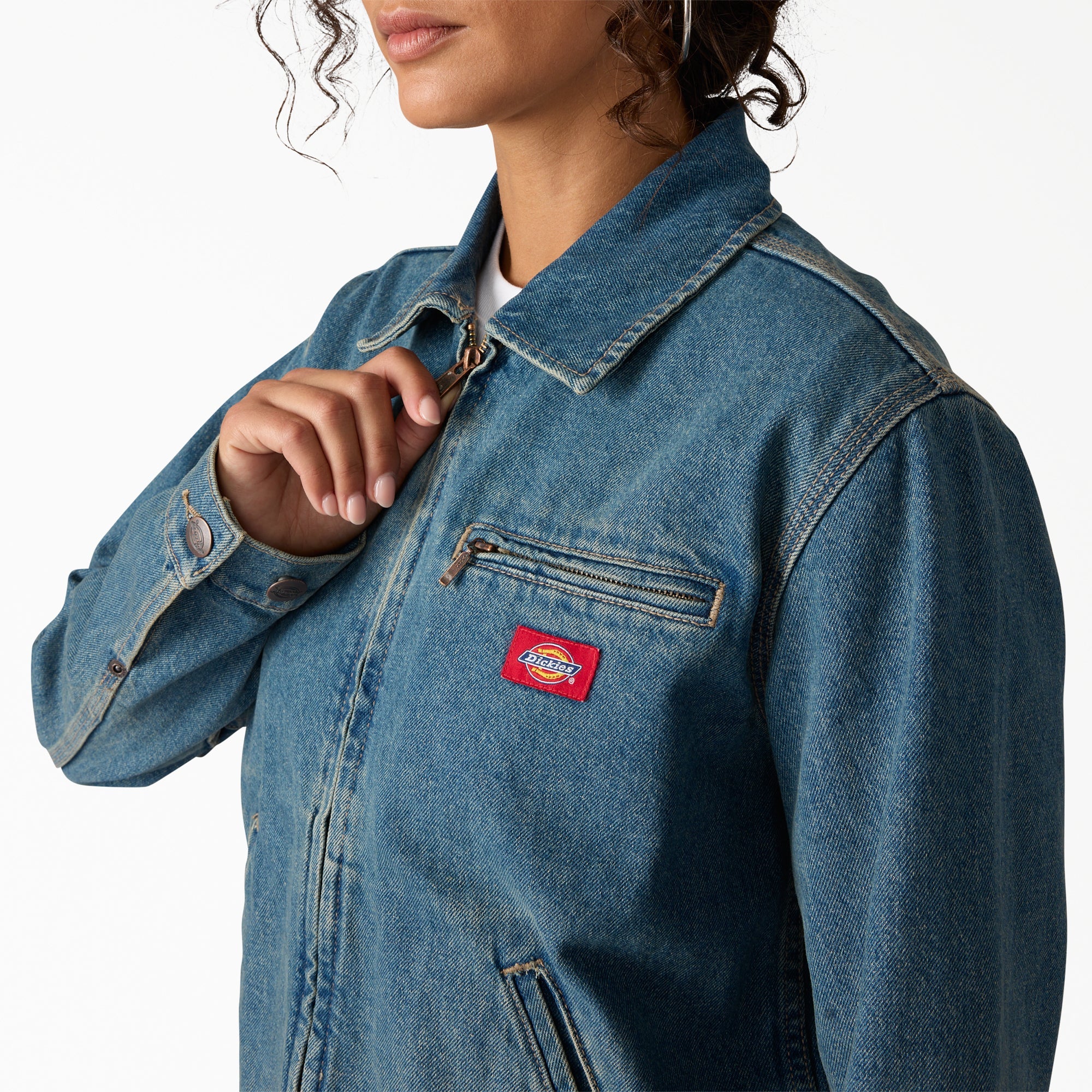 "Women's Denim Painter Jacket"