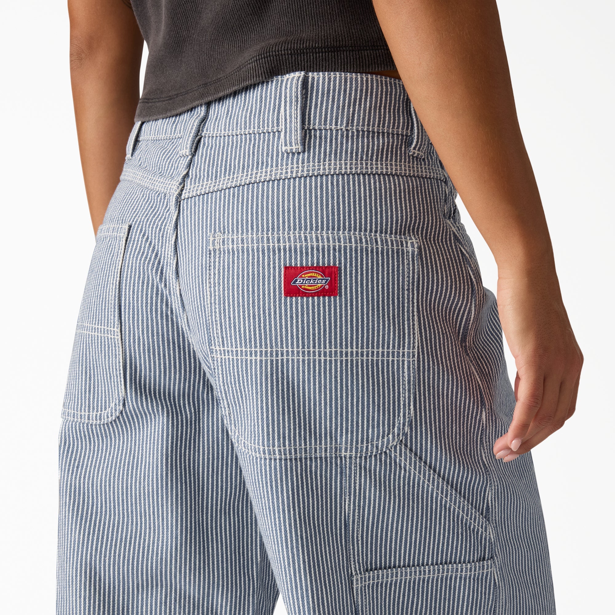 "Women's Hickory Loose Straight Carpenter Pants"