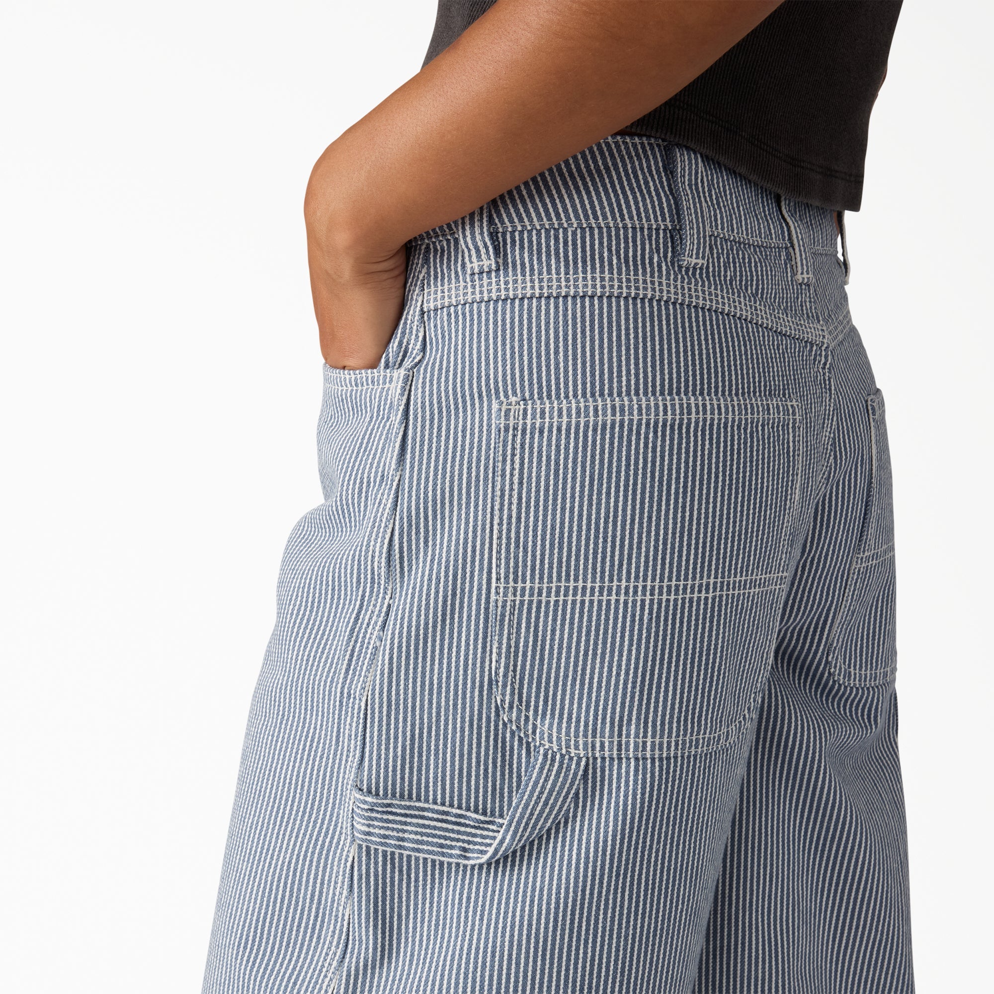 "Women's Hickory Loose Straight Carpenter Pants"