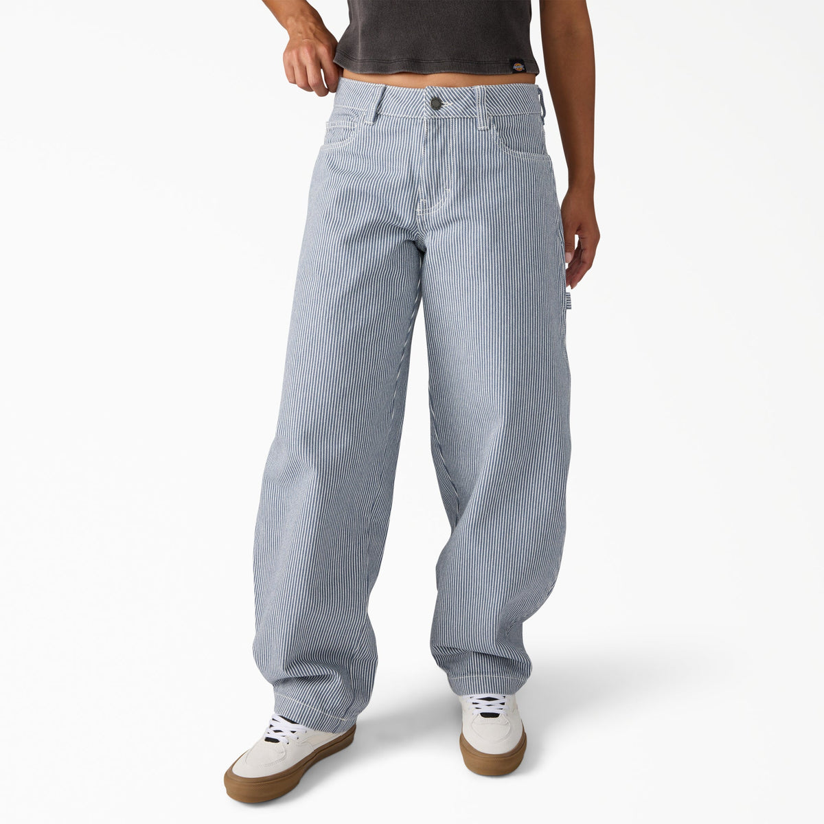 "Women's Hickory Loose Straight Carpenter Pants"