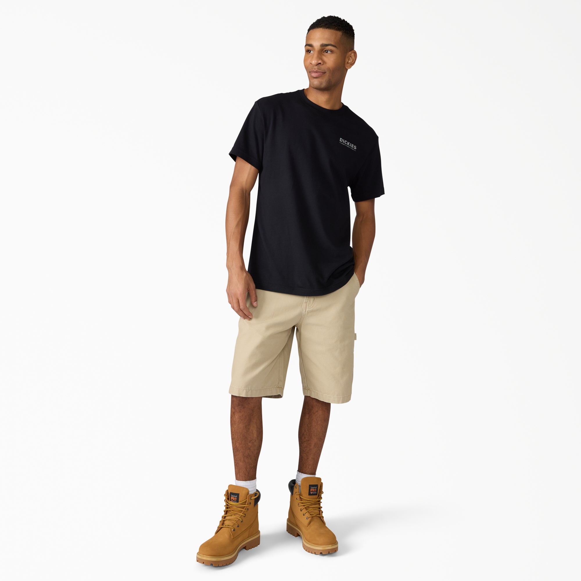 "Canvas Carpenter Shorts, 11"""